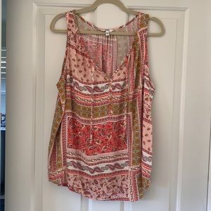 *DONATED* Sonoma 100% Rayon Sleeveless Blouse
